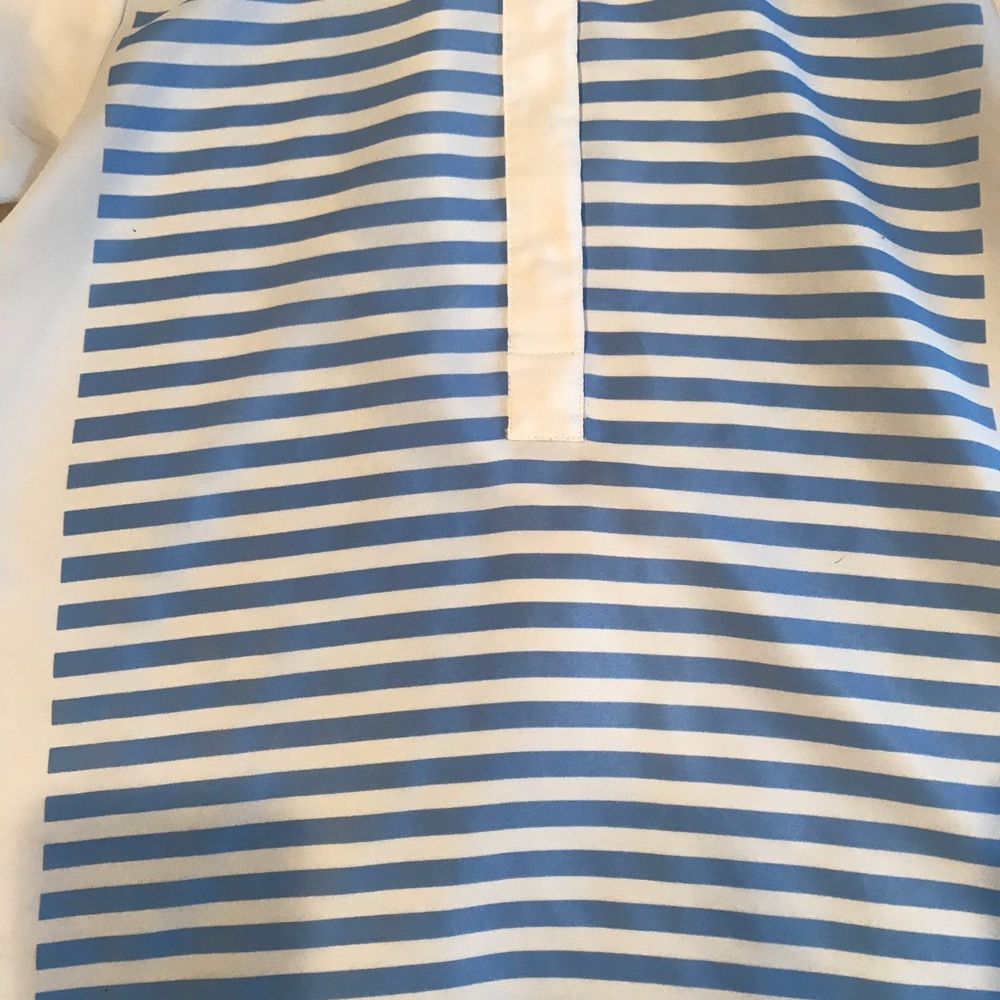 J. Crew Long Sleeve Button Down blue and white - Picture 6 of 6